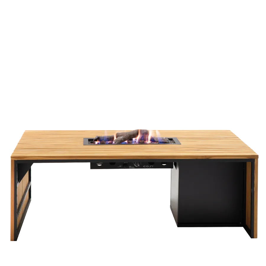 Cosibridge 140 Teak Fire Pit Table