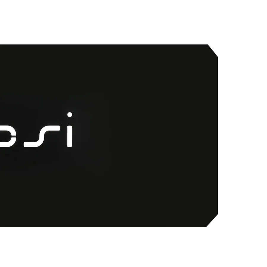 Cosi Table Plate Straight Black