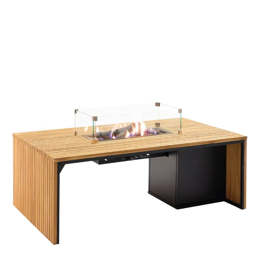 Cosibridge 140 Teak Fire Pit Table