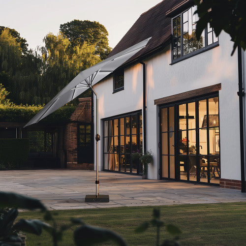 Glow Defender 3m Round Centre Pole Parasol