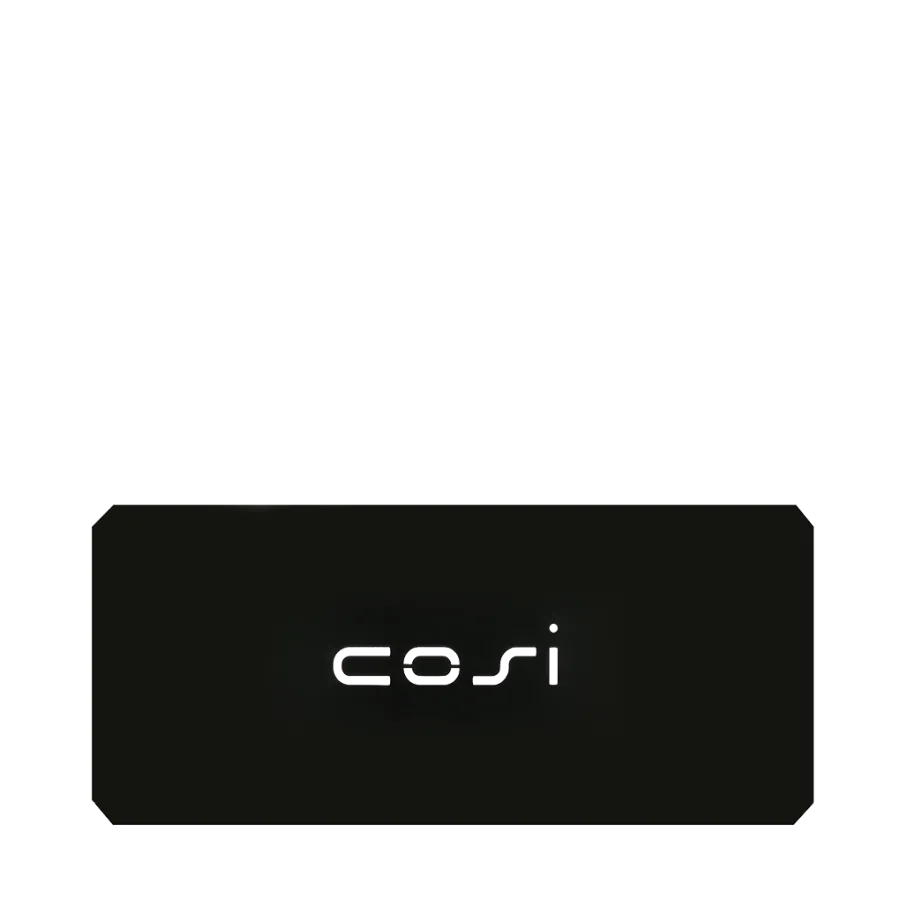 Cosi Table Plate Straight Black