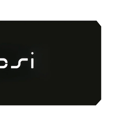 Cosi Table Plate Straight Black